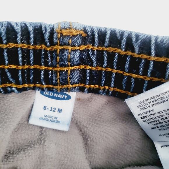 6-12M winter bundle Janie and Jack and Old Navy fleece lined denim - Picture 9 of 12